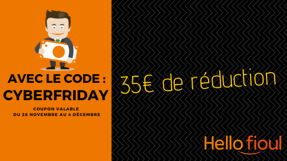 Promotion du fioul black friday